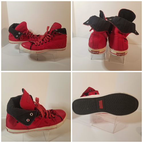 Levi's Canvas Zipper, High Top Sneakers 