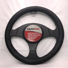 Auto-craft Black Perforated Steering Wheel Cover Fits 14-12 To 15-12