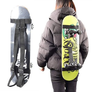 strap longboard to backpack