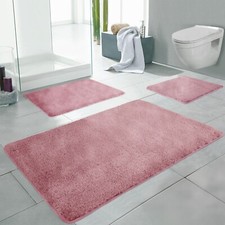 Badteppich Badvorleger Badematte Badeteppich Bad Dusche WC rutschfest saugfähig