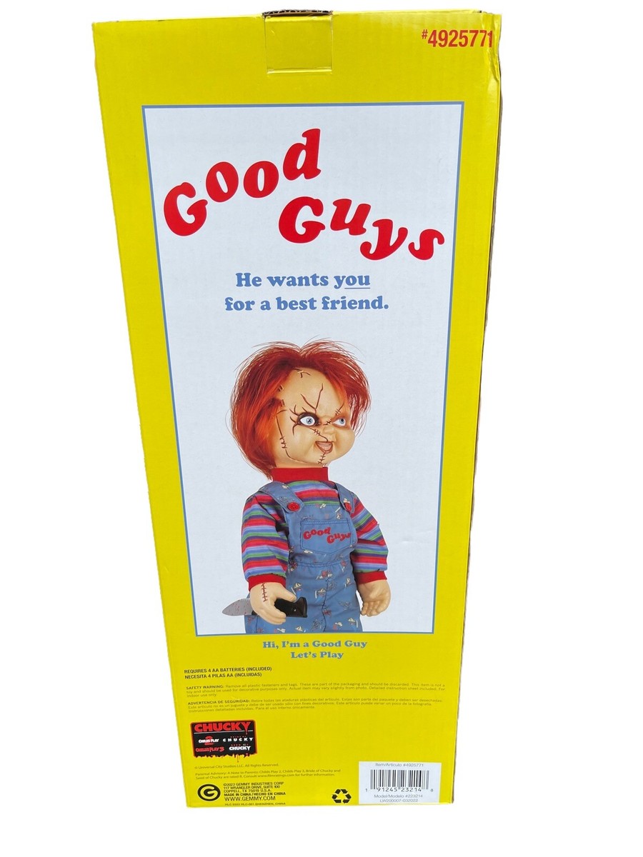 Good Guys Chucky Doll Gemmy Animated Life Size 2ft Childs Play
