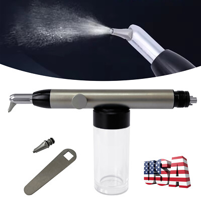 Dental Alumina Air Abrasion Polisher Microetcher Sandblasting Gun & water 4 Hole