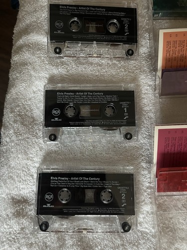 Elvis Presley Artist Of The Century 3 Cassette Set Preowned Like New - Picture 4 of 4