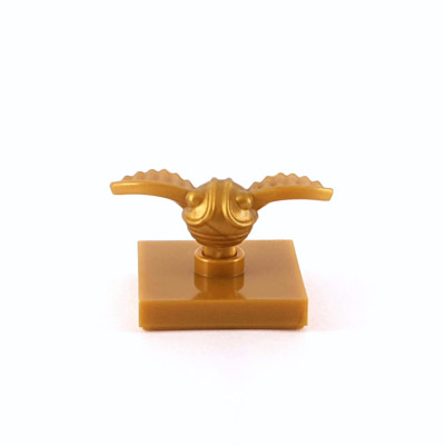 Lego Goldener Schnatz mit goldener Grundplatte - Harry Potter Quidditch -