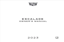 2023 Cadillac Escalade Owners Manual User Guide