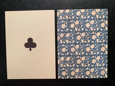 SWAP PLAYING CARD  Civil War Era  Repro  Ace Of Clubs   NO CORNER INDICES