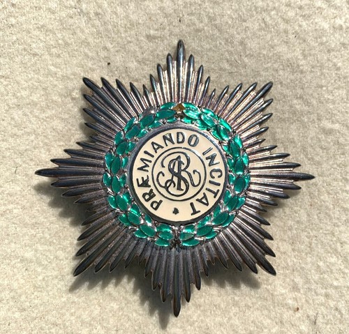 Antique Polish Order of St. Stanislaus Silver Breast Star