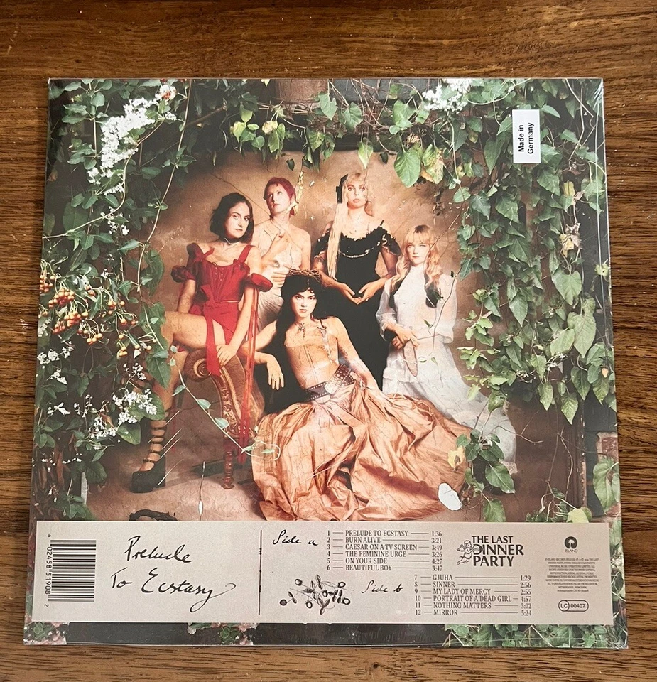 The Last Dinner Party Smokey Marble Vinyl  LP. Plus Hand Signed Print. - Image 3 of 4