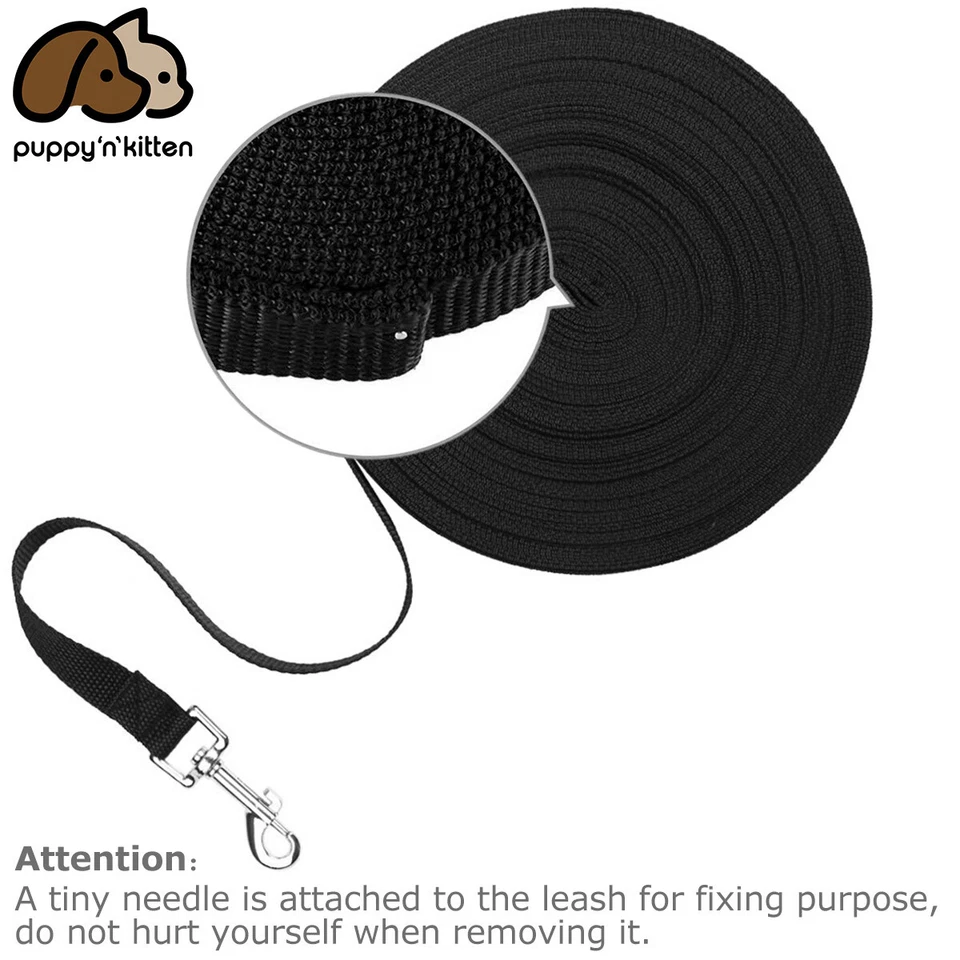 Dog Leash Long Obedience Recall Foot Feet Training Lead 6/15/23/33/50/100 FT  - Image 4 of 4
