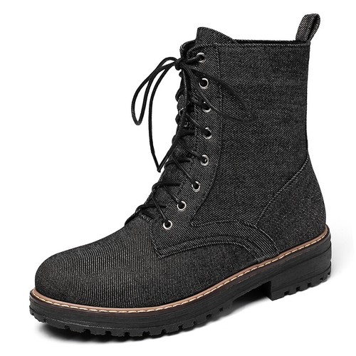 Women Combat Military Boots Lace Up 