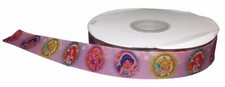 Magical Princesses 1" Wide Repeat Ribbon Sold in Yard Lots - USA Seller