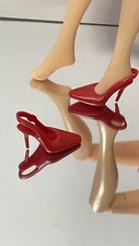 42 paia scarpe con tacco alto colore rosso per bambole 11,5 pollici 1/6 accessorio bambola P28