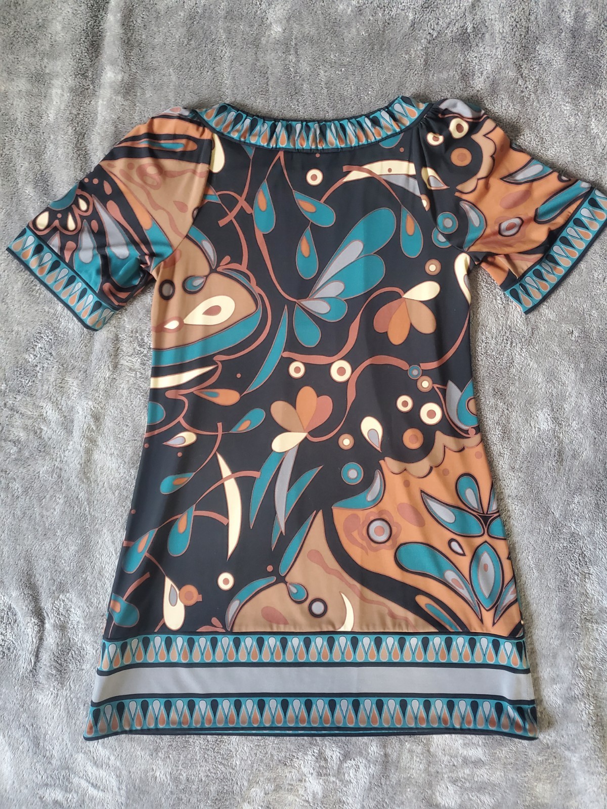 BCBGMAXAZRIA Y2K  Mini  Multicolor Flowers and Tr… - image 2