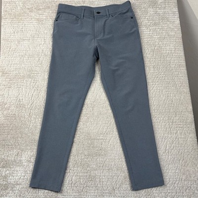 Public Rec Workday Pants Mens 30/30 Blue Grey Slim Straight Stretch Trousers