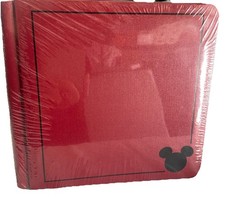 Disney Mickey Mouse Photo Album Creative Memories 7x7 Scrapbook Red