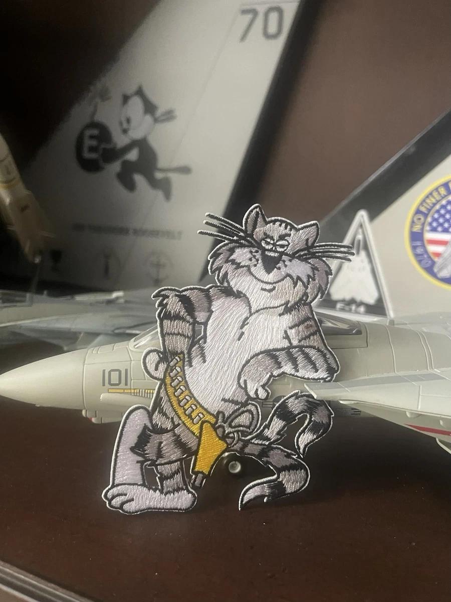 US NAVY F-14 TOMCAT VF TOP GUN FIGHTER PILOT MILITARY USAF USN PATCH CAT