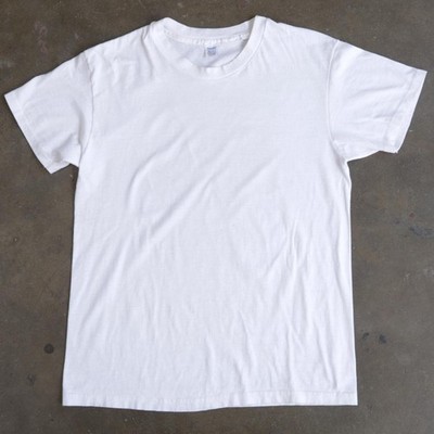 Vtg 80s Hanes Comfort Blend 2-Pack Blank T Shirt Made USA XL Fits Modern L