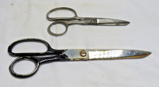 Vintage Large 9 In. & 6 in. Industrial Scissors USA Made lot 2
