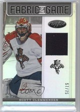 2012-13 Certified Fabric of the Game Mirror Hot Box 57/75 Scott Clemmensen 0f2