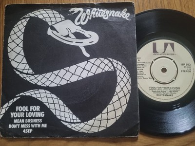 WHITESNAKE - Fool For Your Loving 1980 7  Hard Rock United Artists
