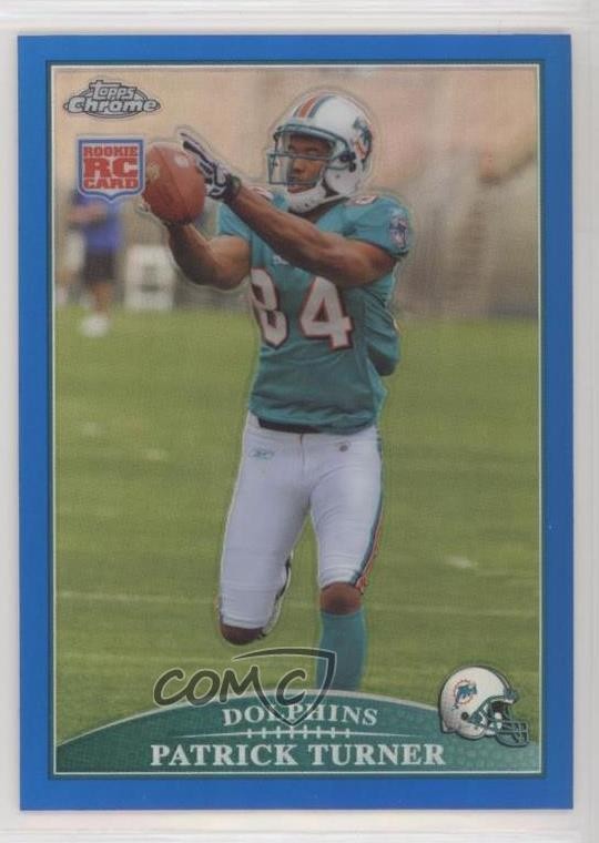 Patrick Turner Topps Chrome #TC136 Blue Refractor