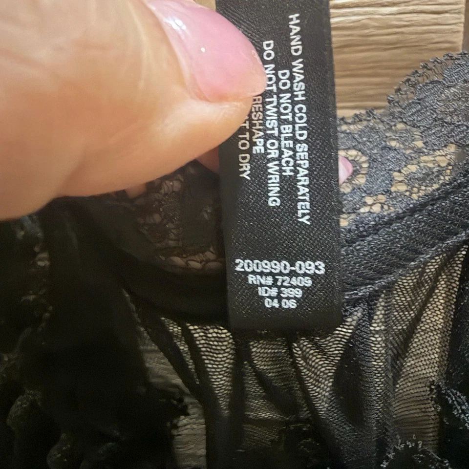 Camiseta sin mangas Babydoll sexy de encaje Victoria's Secret Y2K 2006 vintage talla M Foto 3 de 4