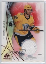 2024-25 Upper Deck SP Game Used Red Jersey Thomas Novak #24 6o3