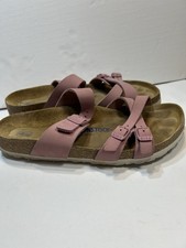 Birkenstock Franca Orchid Nubuck Soft Footbed Leather Sandal Size 41 US 10