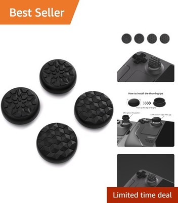 Gaming Thumb Grip Caps for Steam Deck - Reduces Hand Fatigue & Enhances Control