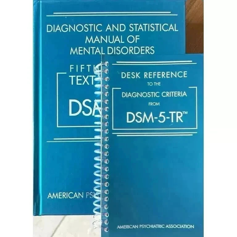 DSM 5 TR Hardcover & Desk Reference Spiral Bound Combo Pack Clinical Book