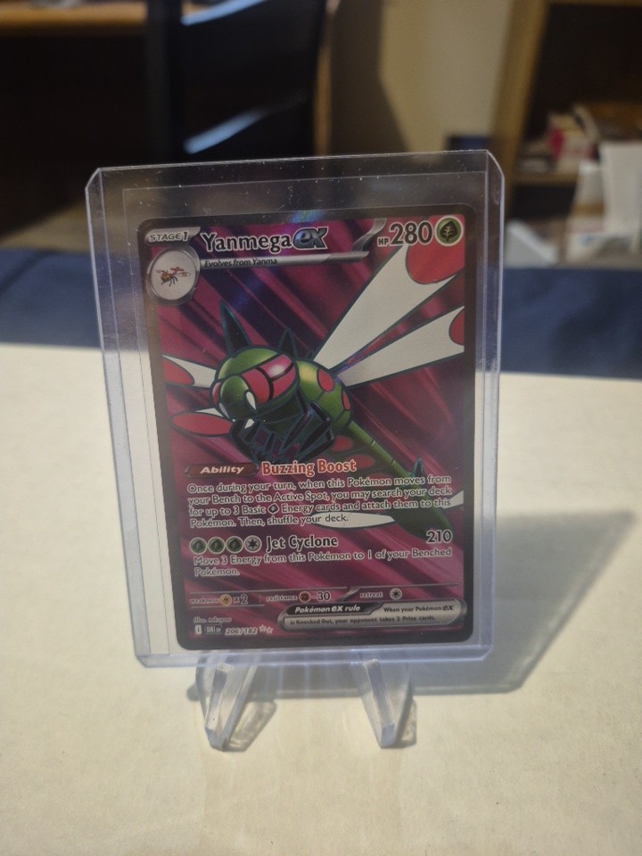 Pokémon Yanmega ex Full Art 206/182 DRI Destined Rivals NM