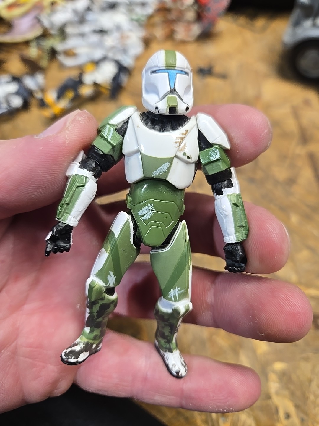 Star Wars 3.75 Republic Commando Fixer Delta Squad Saga Collection Action Figure