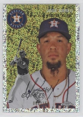 2023 Chrome Platinum Anniversary Speckle Refractor 69/150 Jose Abreu José 16rl