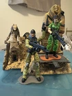 GI Joe 25th Anniversary Lot ROC POC 50th Shipwreck Lady Jaye Mummy Tomb Playset