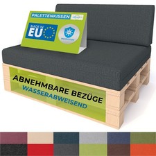 Pillows24 Palettenkissen 120x80 Palettenuflage Palettensofa für Europaletten