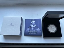 British Monarchs King James I 2022 1oz Silver Proof Coin