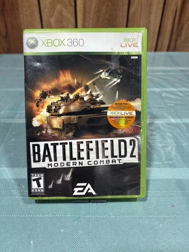 Battlefield 2: Modern Combat (Microsoft Xbox 360, 2006) Complete W/ Manual 🔥🔥