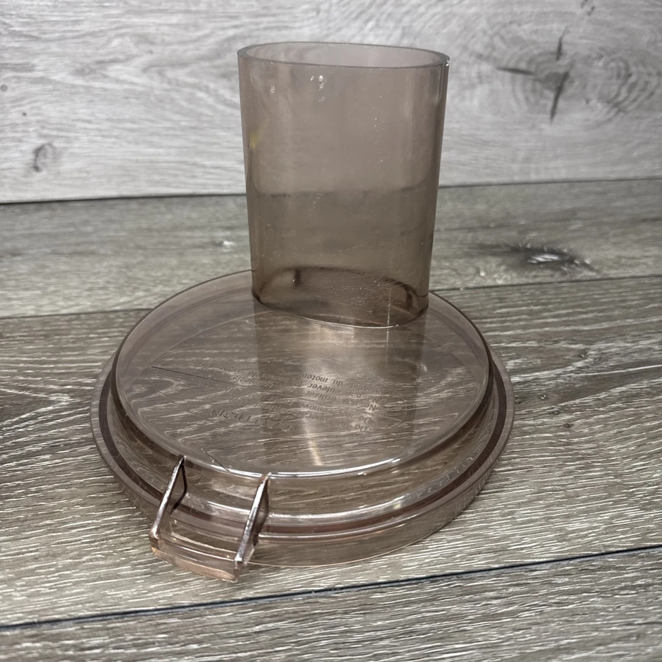 Robot Coupe Food Processor R-2 Bowl Lid Amber Genuine France - Image 3 of 4