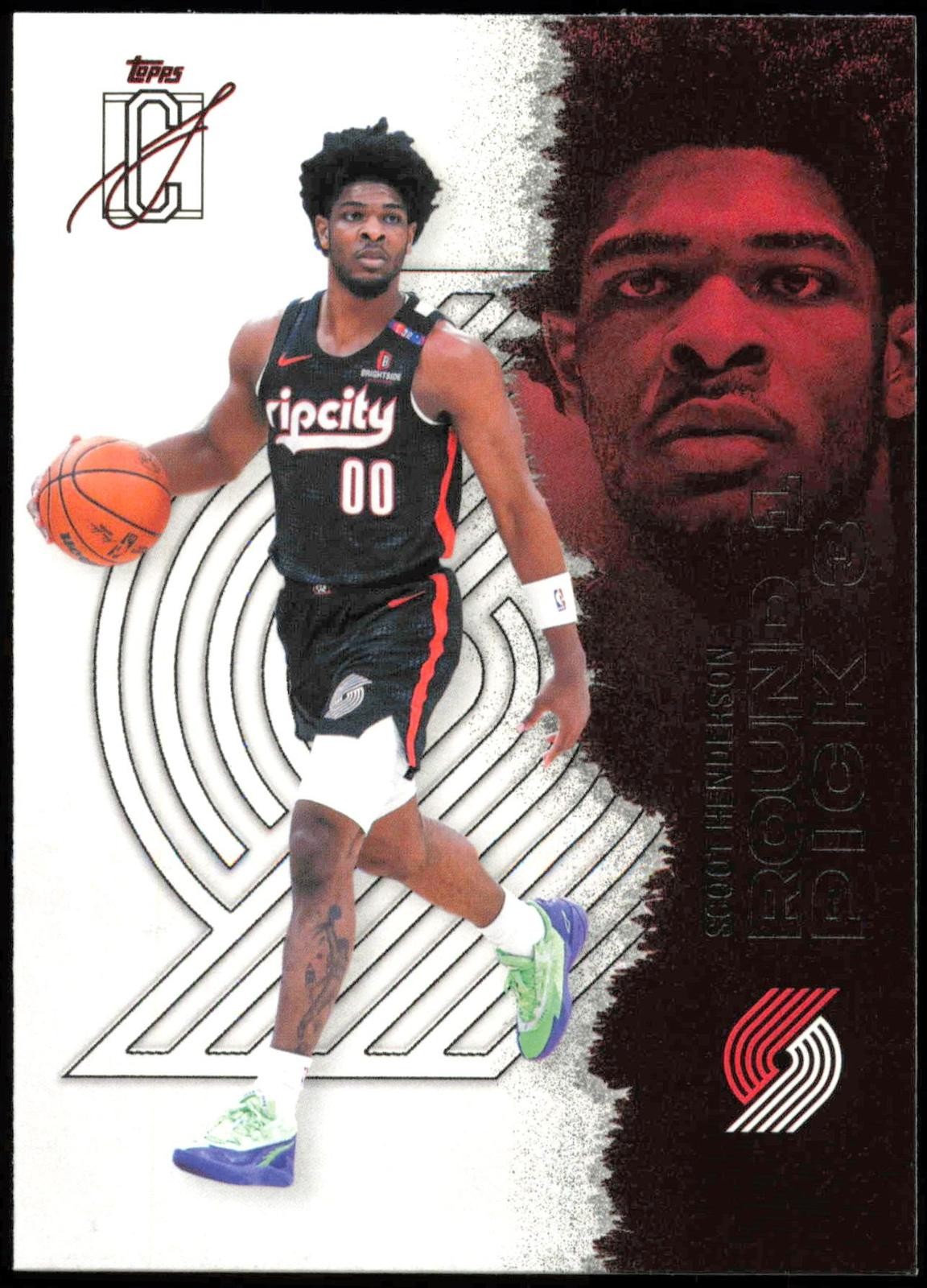 Scoot Henderson 2025-26 Topps Signature Class #75 Trail Blazers