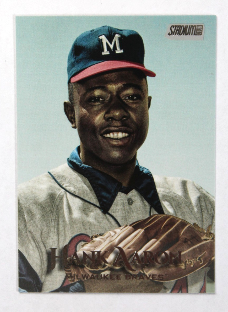 2019 Stadium Club Hank Aaron Image Variation SP #54 Milwaukee Braves