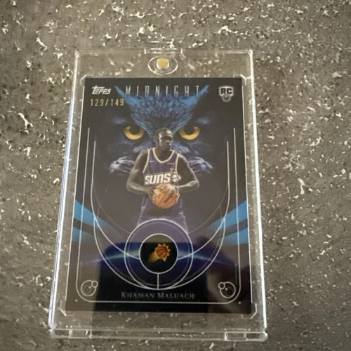 2025-26 Topps Midnight - Night Owls Khaman Maluach #NO-23 Morning /149 (RC)