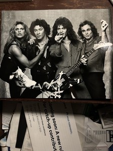 The Original Van Halen Members Vintage 8 x 10 Photo