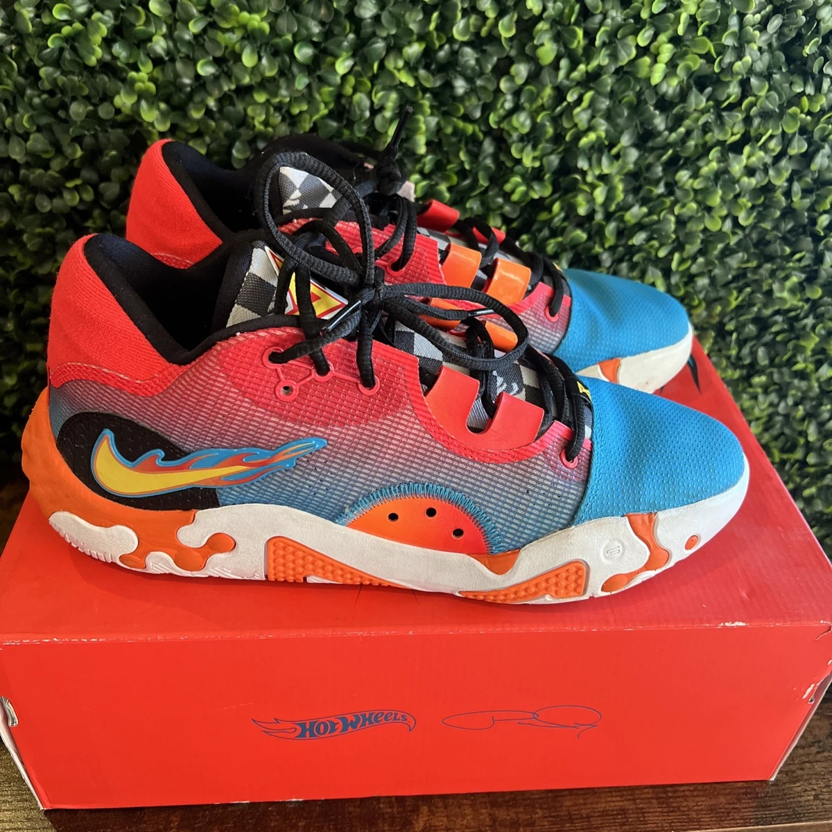 Las mejores ofertas en Nike PG 6 x Hot Wheels Blue/Orange/Red 2022