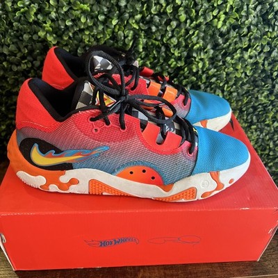 Size 10 - Nike PG 6 x Hot Wheels Blue/Orange/Red 2022