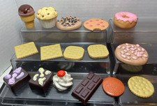 Cookies Walnut Brownies Chocolate Bar Crackers Vintage Dessert Play Food Lot
