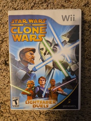 Star Wars: The Clone Wars - Lightsaber Duels (Nintendo Wii, 2008) CIB w/ Manual
