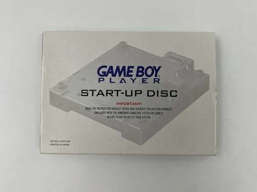 Nintendo GameCube Game Boy Player Start-Up Disc with Box, Case & Instructions - product listing photo