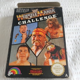 WWF WrestleMania Challenge NES Video Game with Manual PAL NES Nintendo boxed