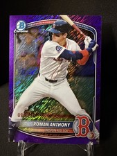 2025 Bowman Chrome Roman Anthony Purple Shimmer Refractor #BCP-167 /250 Red Sox