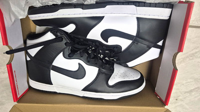 Nike Dunk Low Panda Sneaker Herren EU 45,5 schwarz/weiß Low Top Schnürung